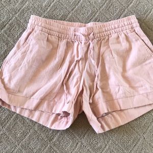 Light Pink Flowy Shorts